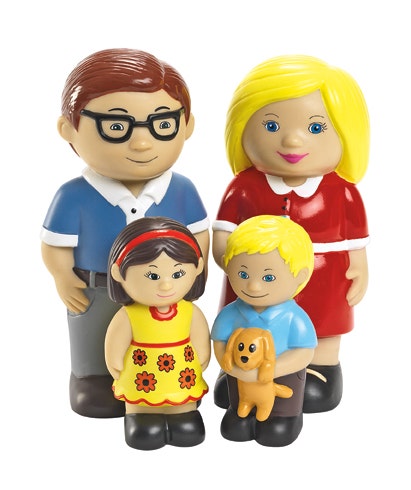 Excellerations Soft Family Dolls Caucasian