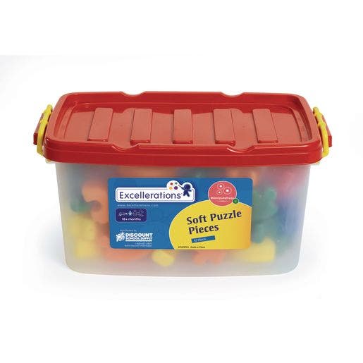Excellerations Soft Puzzle Pieces 62 pieces