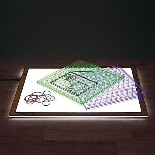 Excellerations Translucent Geo Boards Set of 6