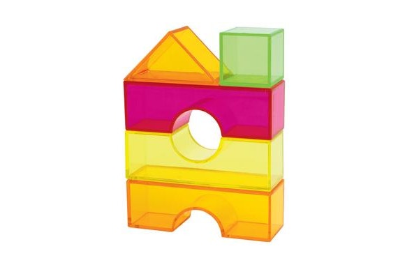 Excellerations Translucent Light Blocks Set of 100
