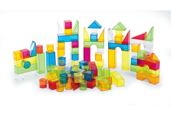 Excellerations Translucent Light Blocks Set of 100