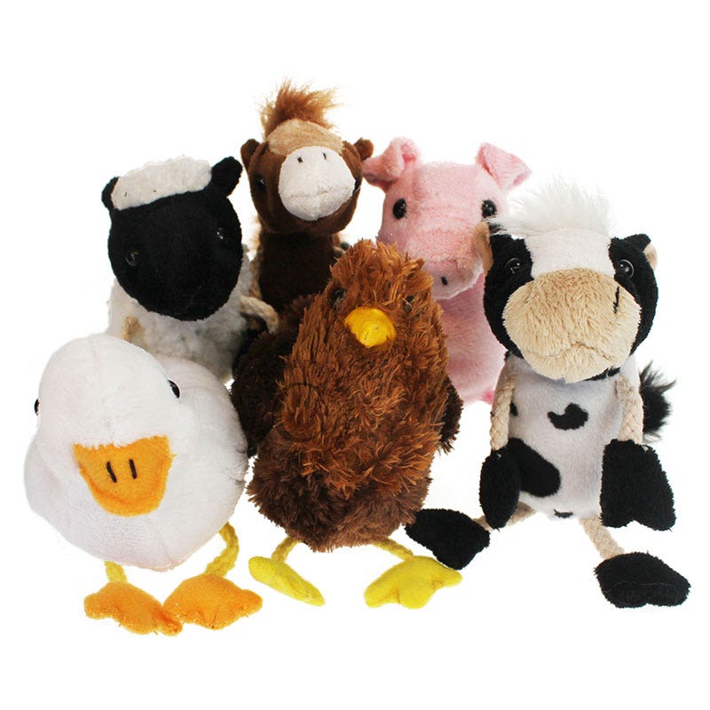 Farm Animals Finger Puppets