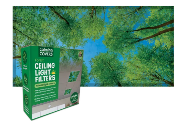 Forest Calming Covers Ceiling Light Filters