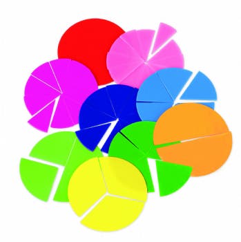 Fraction Circles Opaque 51pcs