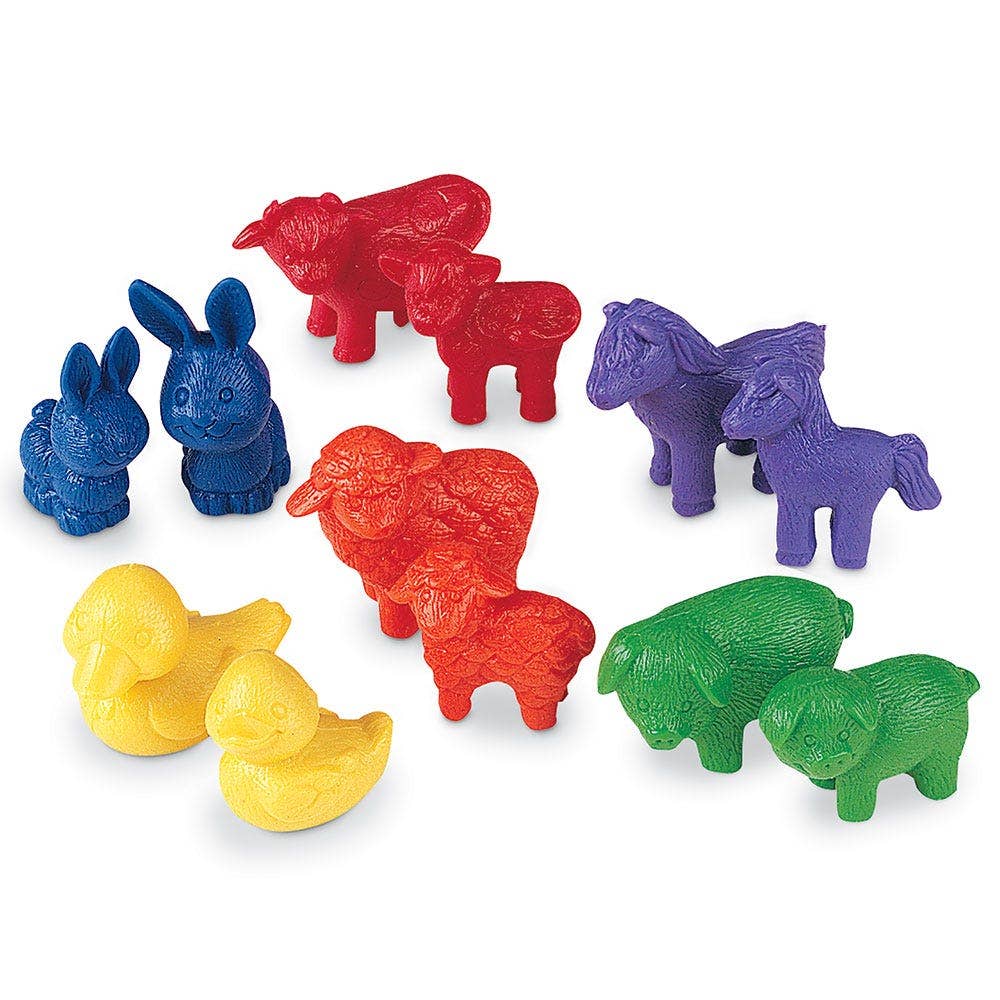 Friendly Farm Animal Counters 72 pc