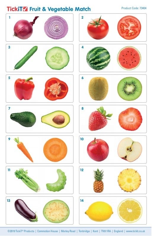 Fruit & Veggie Match