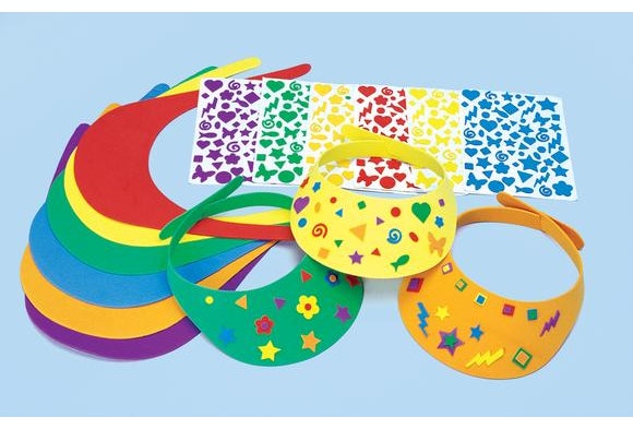 Fun Foam Visors Craft Kit for 12