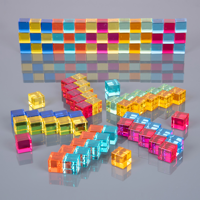 Gem Cube Mirror Tray 100 pc