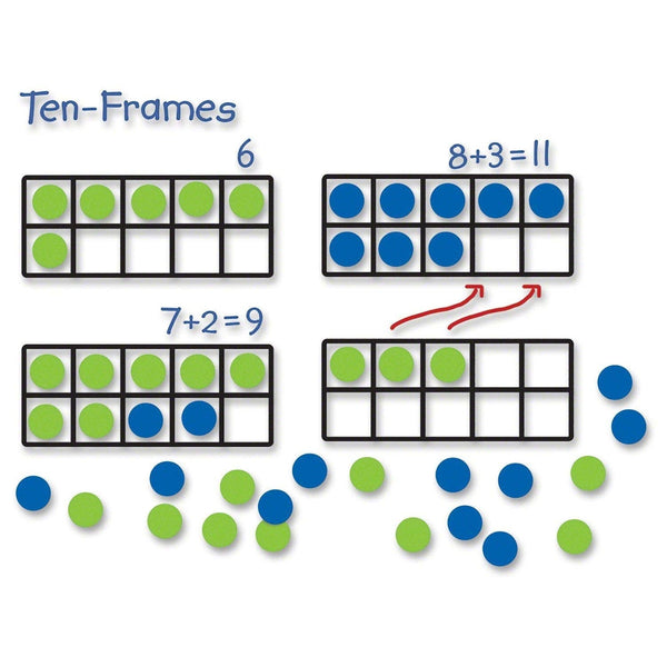 Giant Magnetic Ten-Frame Set