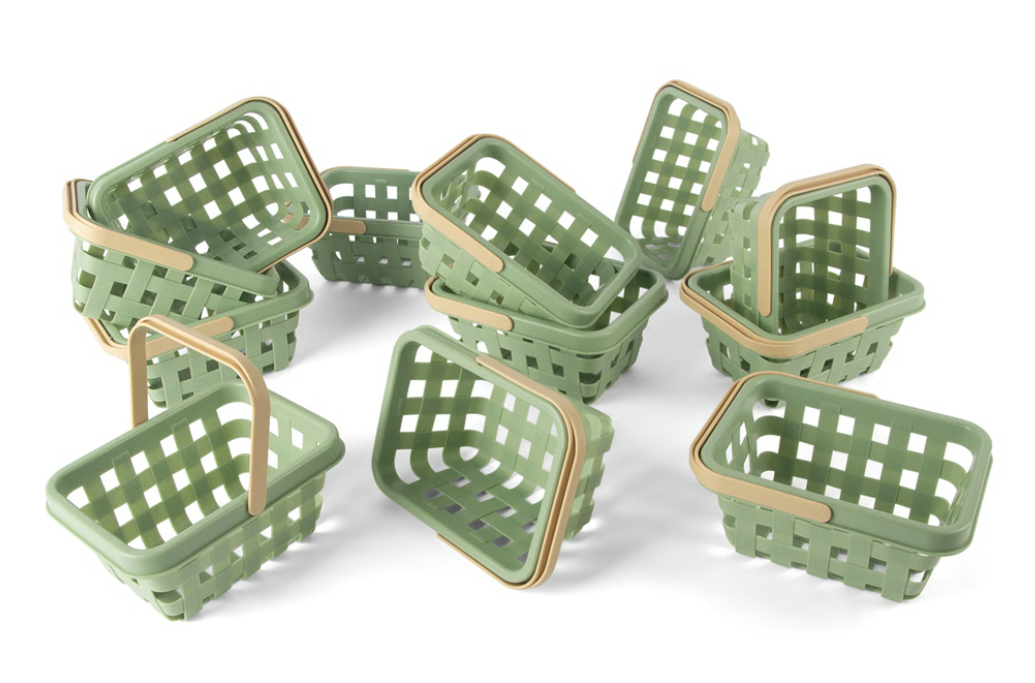 Green Garden Basket Set 12 pc