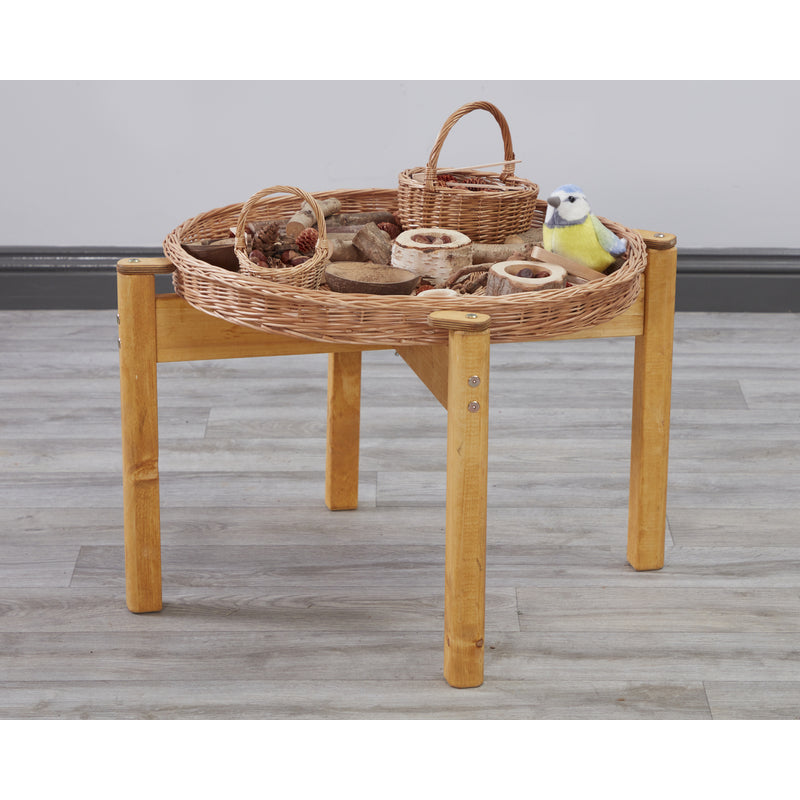 Heuristic Wicker Tray & Stand Collection