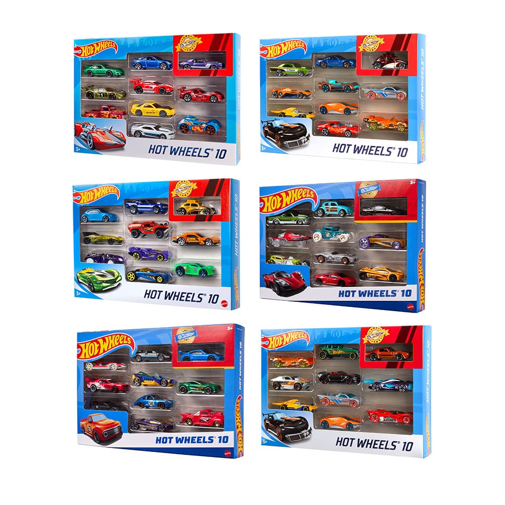 Hot Wheels Diecast Cars 10 pack