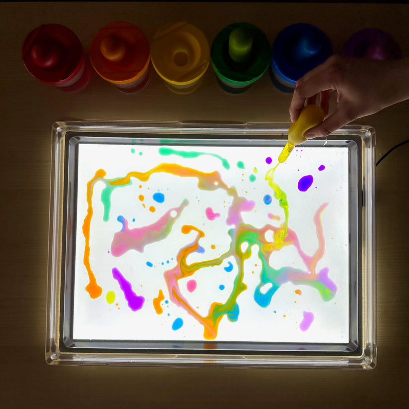 Light Panel Flowing Watercolours 