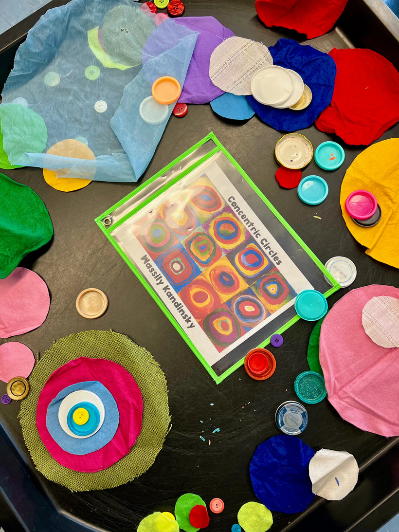 Concentric Circle Creations Inspired By Wassily Kandinsky