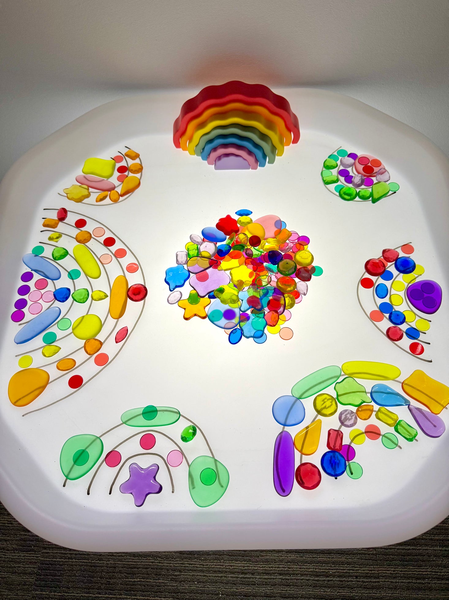 Sensory Glow Tuff Tray Table