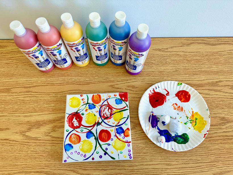 Circle Paint Print & Stamps