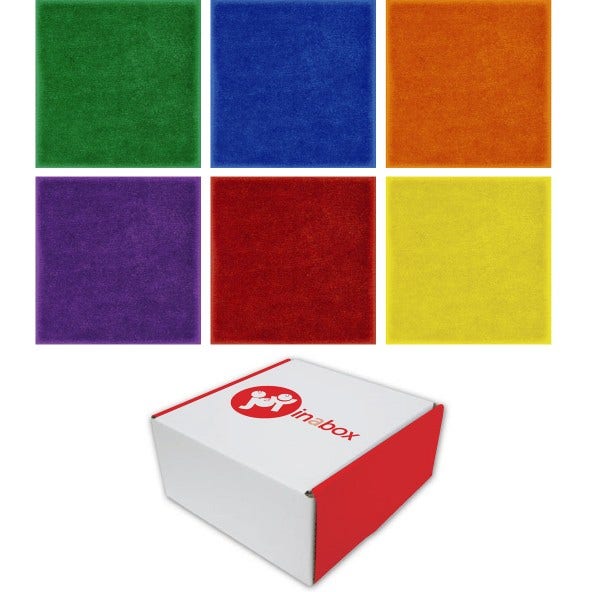 Joy In a Box Set of 24 16in x 16in Sitting Squares