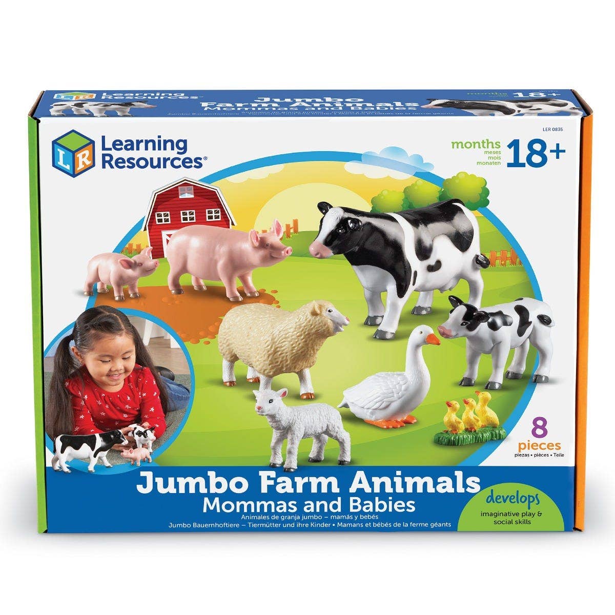 Jumbo Farm Animals Mommas & Babies