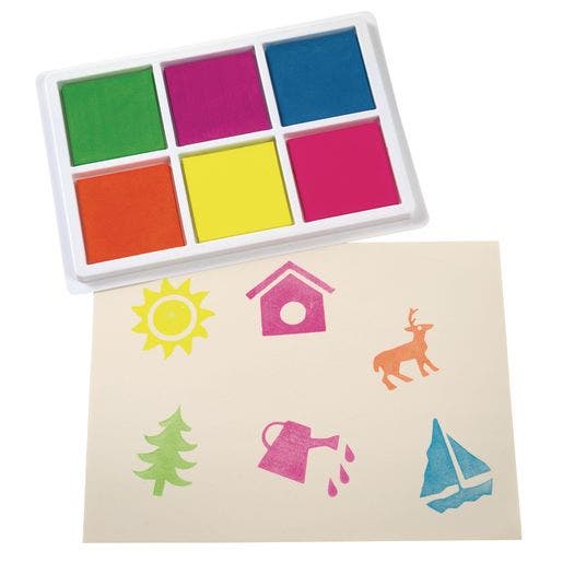 Jumbo Neon Classroom Stamp Pad