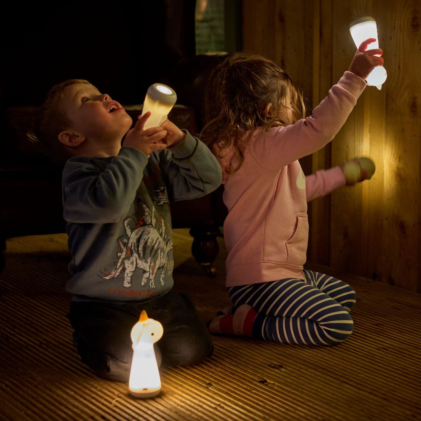 Luminous Character Flashlights Set of 4