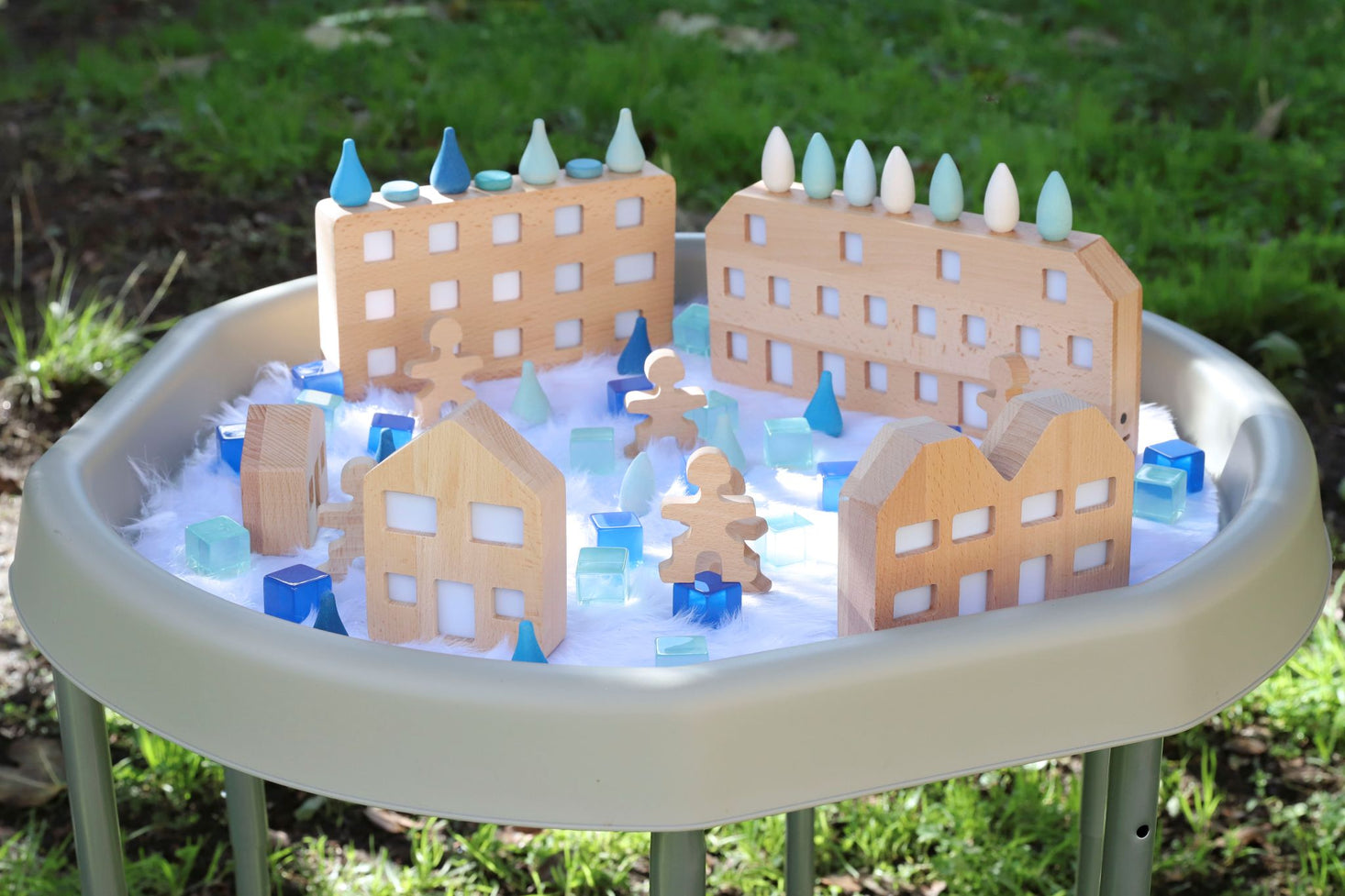 Luminous Community Buildings Set of 5