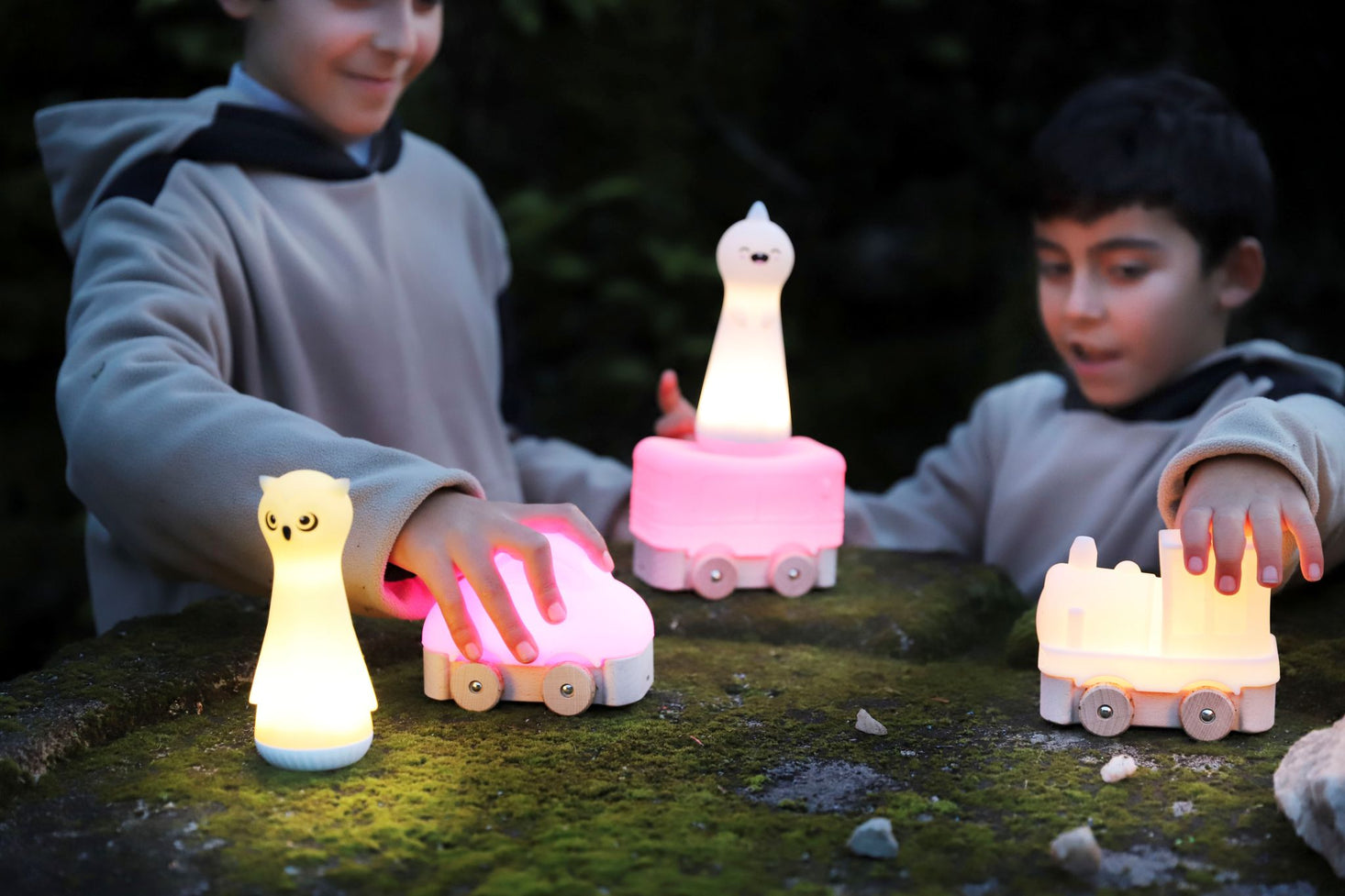 Luminous Character Flashlights Set of 4