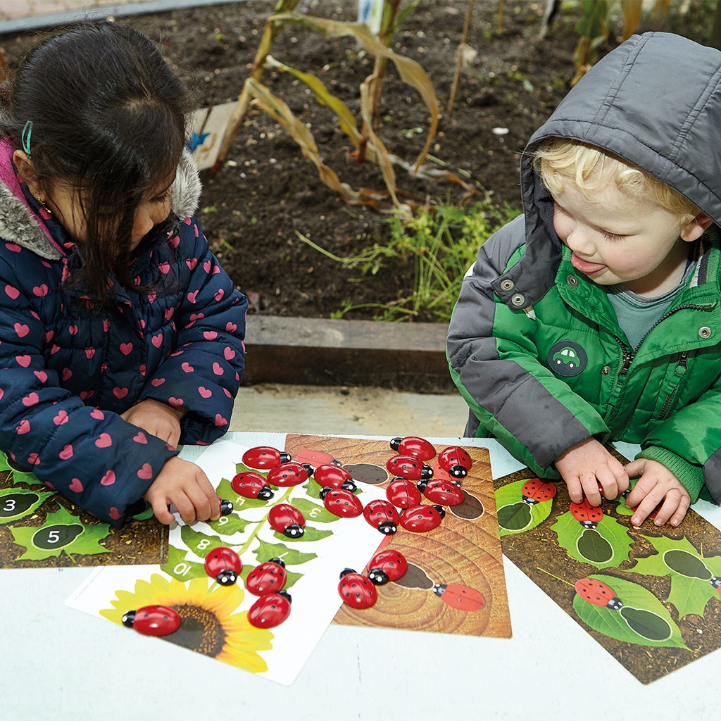 Ladybugs Early Number Cards