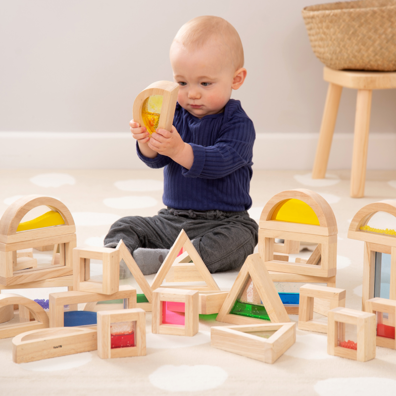Large Mirror Blocks set of 8