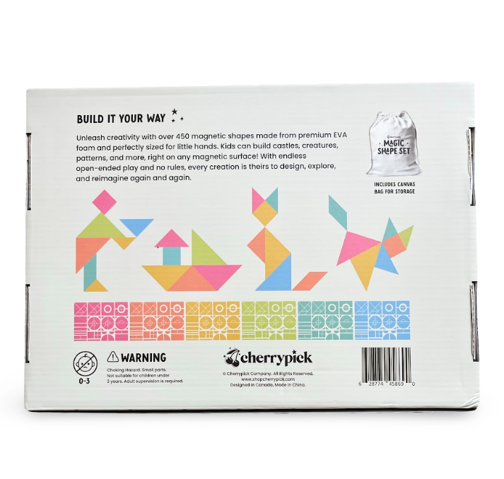 Magic Shape Set Soft Foam Magnetic Shapes