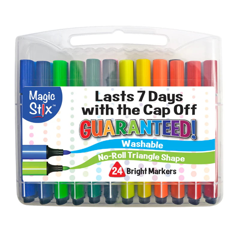 Magic Tri Stix Markers 24 Color