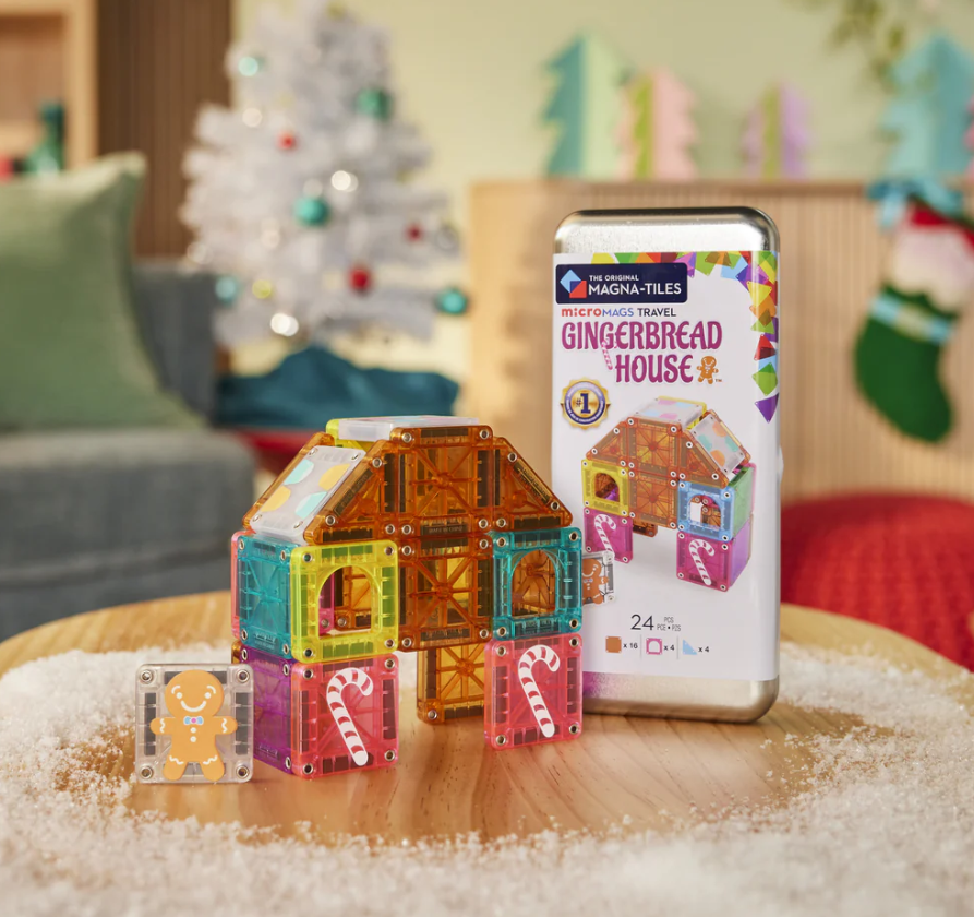 Magna-Tiles Gingerbread House Travel Set