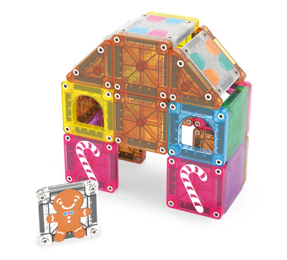 Magna-Tiles Gingerbread House Travel Set
