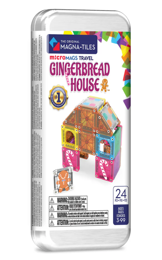 Magna-Tiles Gingerbread House Travel Set