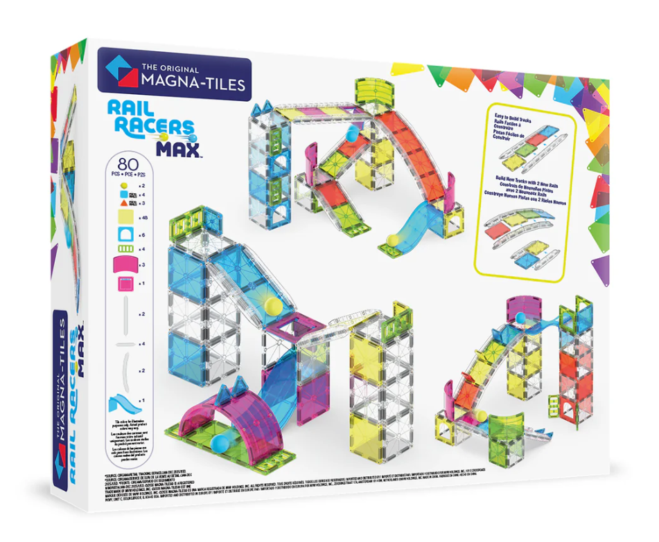 Magna-Tiles Rail Racers Max