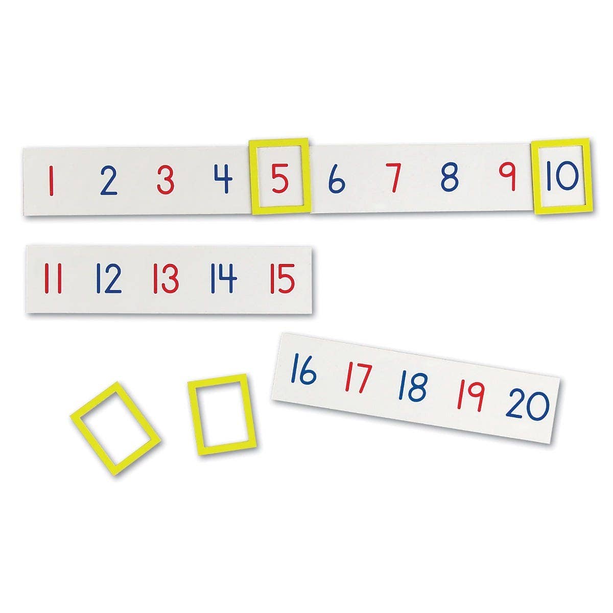 Magnetic Math Tiles 1-100 Number Line
