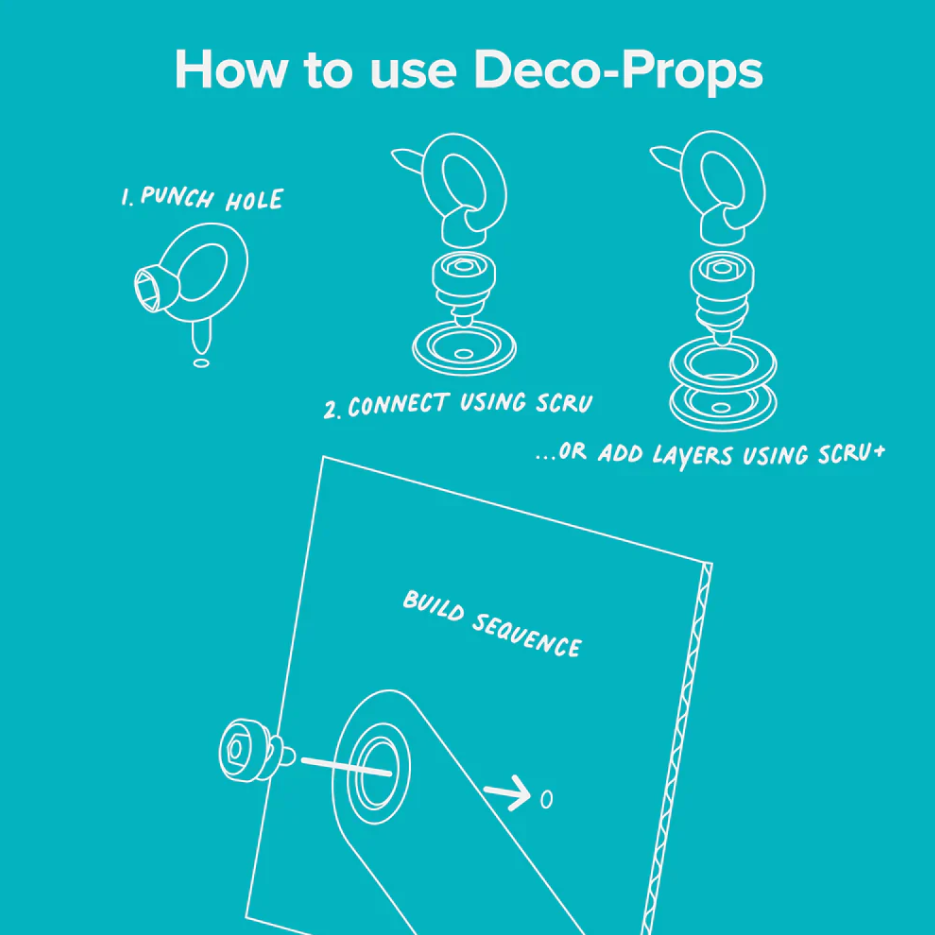 Makedo Deco-Props Blobbies