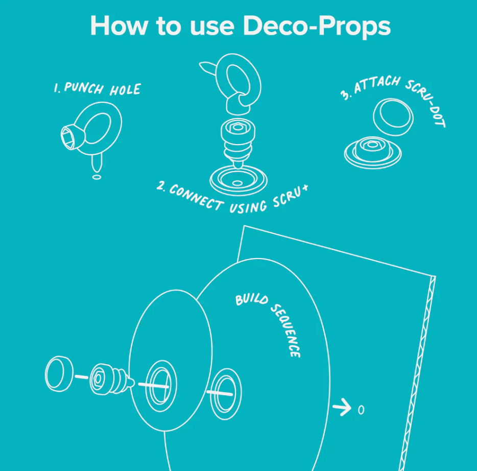 Makedo Deco-Props Googlies