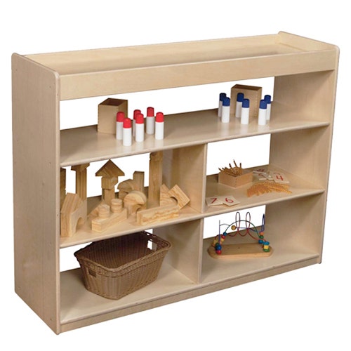 Math/Language Cabinet 38inH Backless