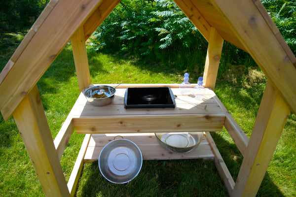 Messy Play Mud Kitchen House by Naturally Inspired Play