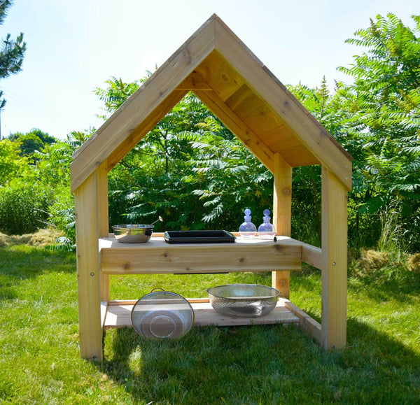 Messy Play Mud Kitchen House by Naturally Inspired Play