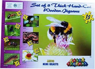 Insects Set of 8 Wooden Puzzles