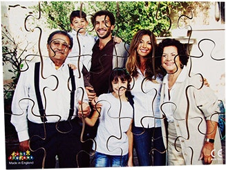 Modern Families Set of 8 Wooden Puzzles