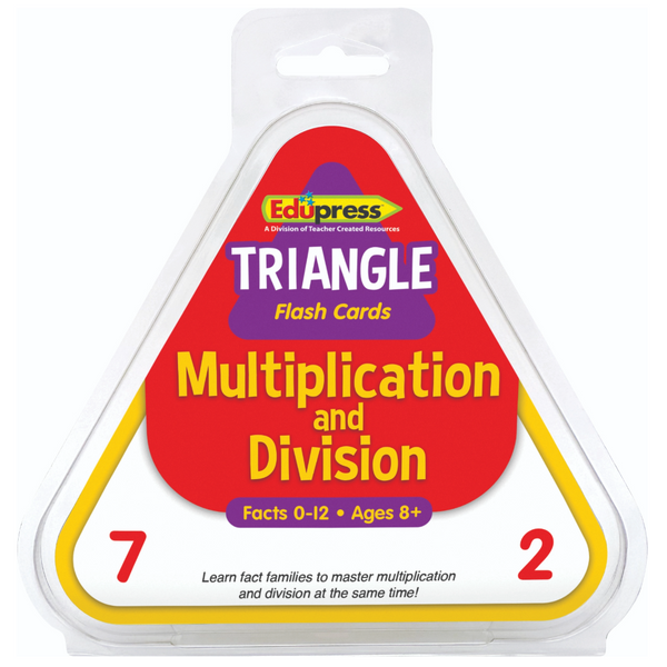 Multiplication and Division Triangle Flash Cards