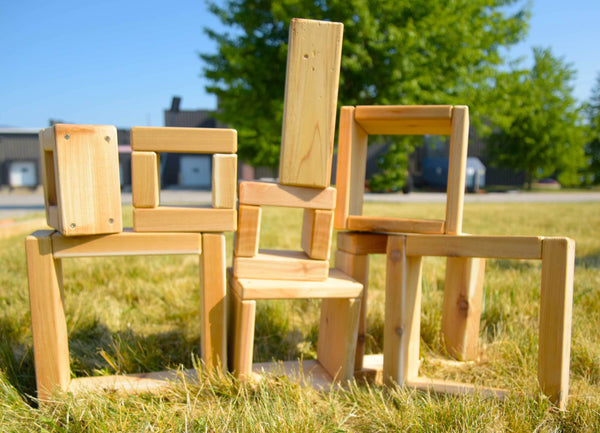 Nesting Outdoor Blocks by Naturally Inspired Play