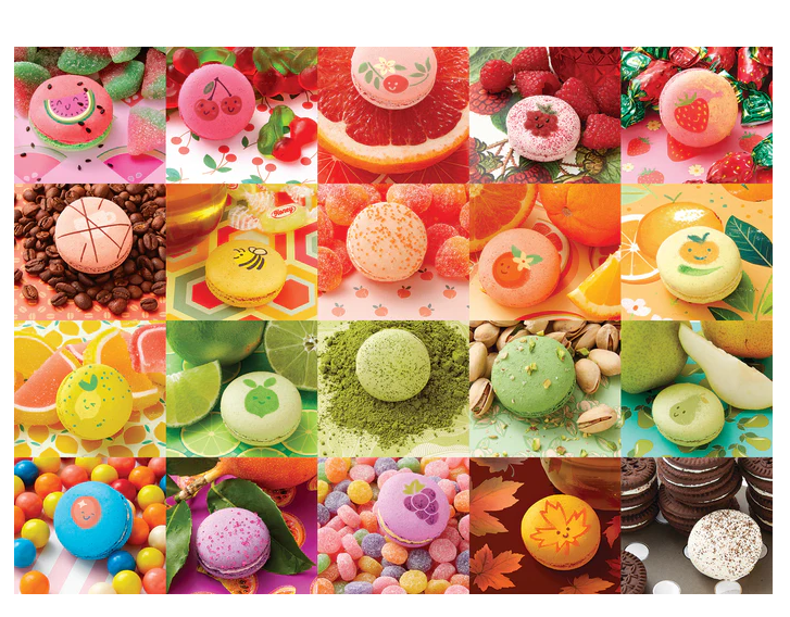 Nom Nom Macarons 500 pc Puzzle
