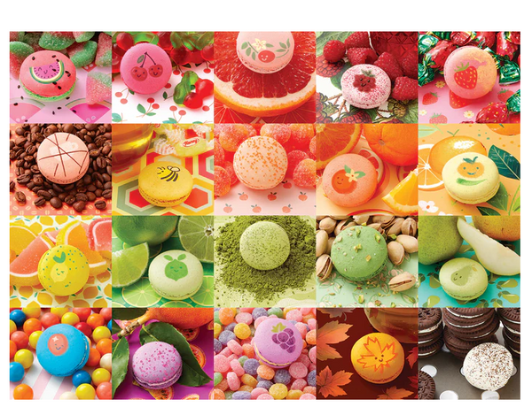 Nom Nom Macarons 500 pc Puzzle