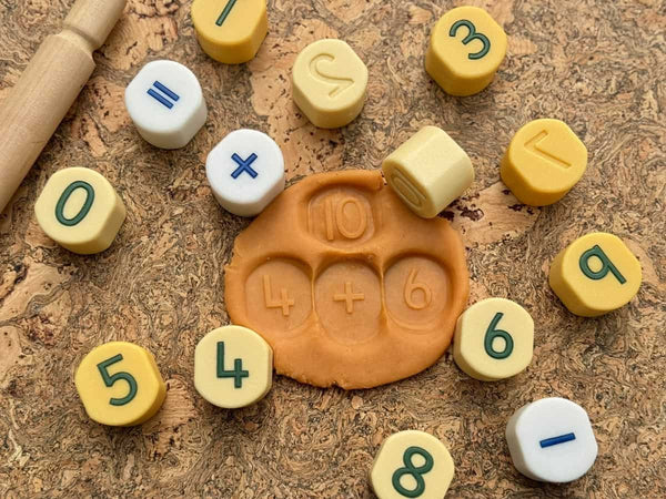 Number Stamping Stones