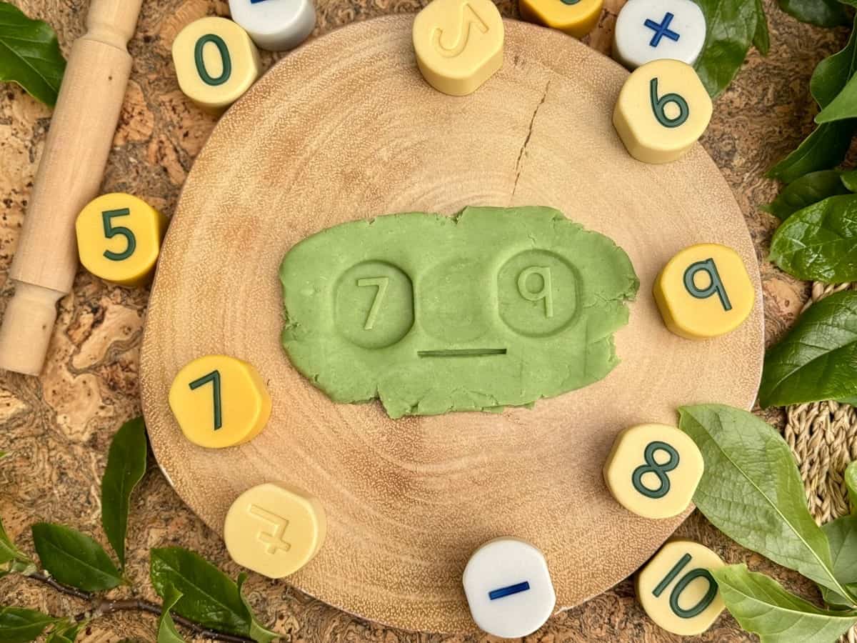 Number Stamping Stones