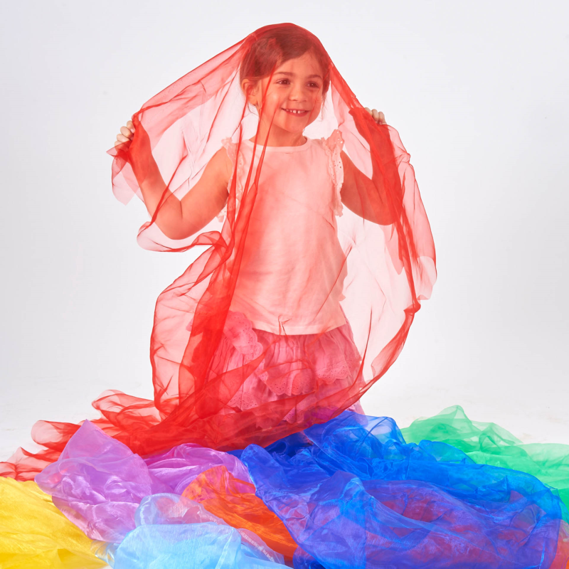 Organza Rainbow Pack of 1m x 1.5m