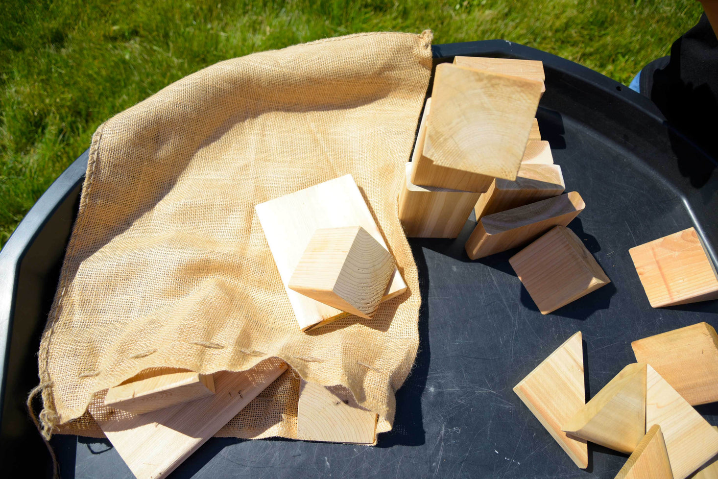 Outdoor Blocks in a Bag by Naturally Inspired Play